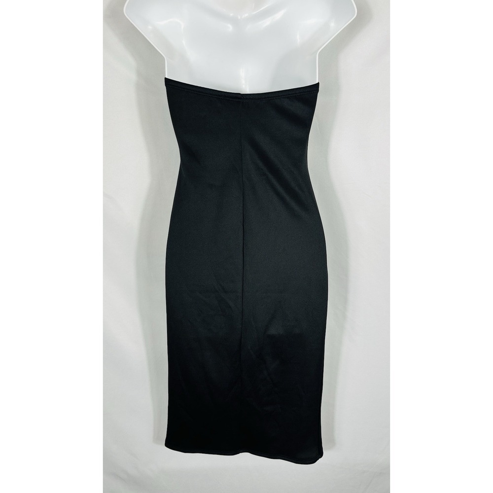 Vintage USA Y2K Green Velvet Burnout‎ Dress Size S Forest Fairy Whimsigoth Glam - Picture 9 of 14